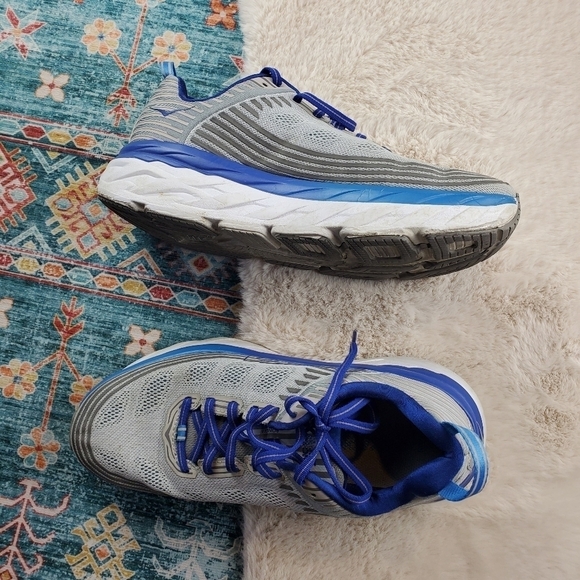 Hoka One One Men Gray Blue Bondi 6 US 9 - Picture 4 of 13